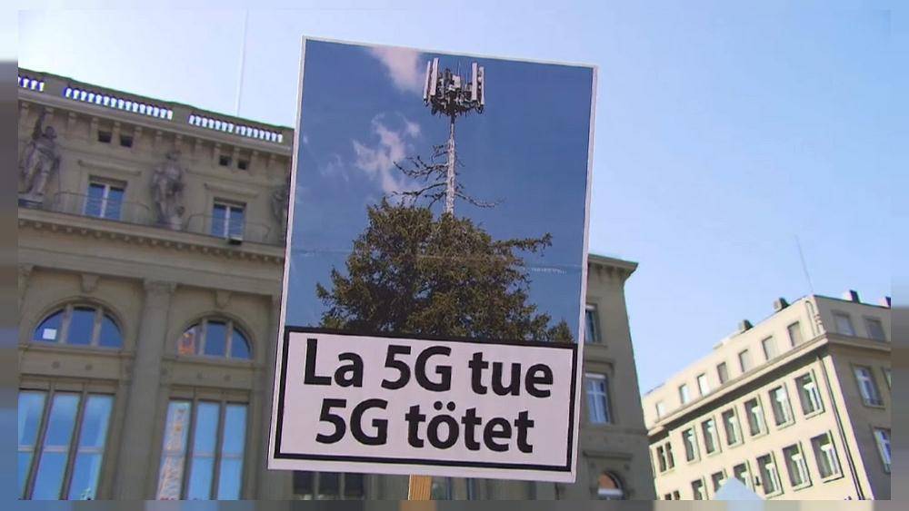 Протест против сетей 5G