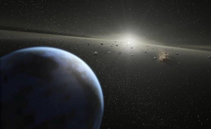 Science (США): завеса пыли, образовавшаяся в результате распада древнего астероида, могла охладить Землю