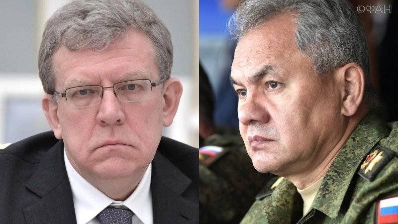 Шойгу ответил на «стенания» Кудрина о раздутом военном бюджете России