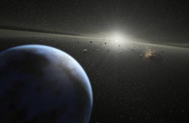 Science (США): завеса пыли, образовавшаяся в результате распада древнего астероида, могла охладить Землю