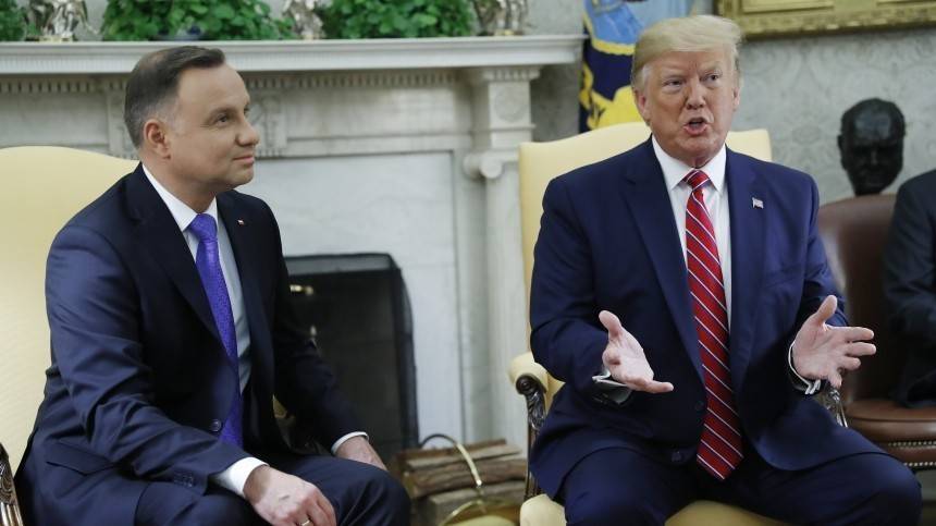Трамп и президент Польши считают «Северный поток — 2» угрозой для Европы