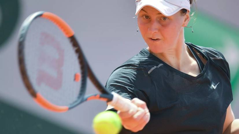 Самсонова проиграла ван Эйтванк на турнире WTA в Ташкенте