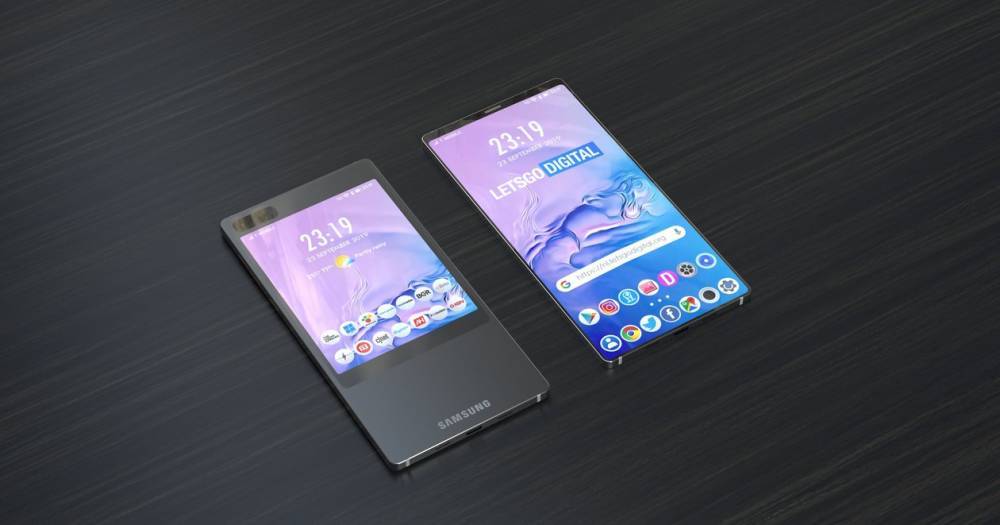 Samsung запатентовала смартфон с&nbsp;двумя экранами: будущий Galaxy S11e?