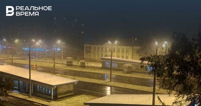 Синоптики объяснили причину низкой температуры и выпавшего снега в Татарстане