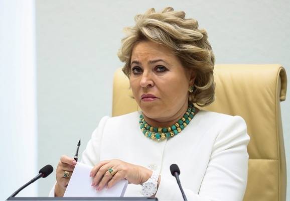 Валентина Матвиенко вновь выдвинута на пост спикера Совета Федерации
