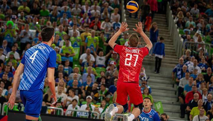Российские волейболисты проиграли словенцам в четвертьфинале чемпионата Европы