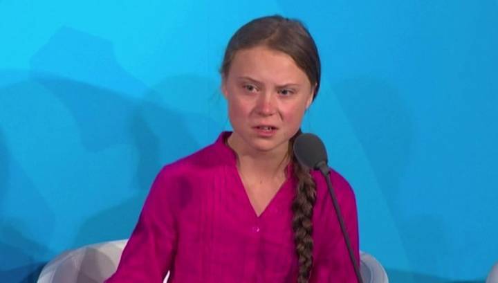 Саммит ООН: шведская школьница обвинила мировых лидеров в краже своего детства