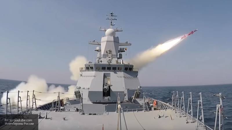 Видео первого пуска ракеты Х-35 с корабля "Смерч" опубликовали в Сети