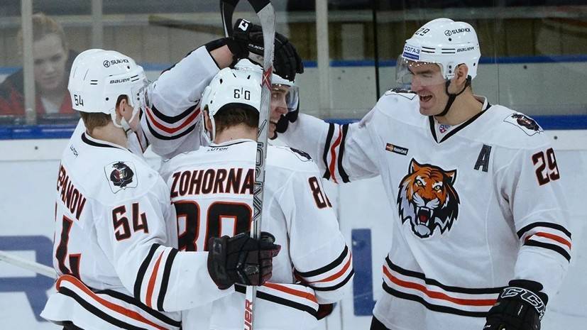«Амур» одержал первую победу в новом сезоне КХЛ, выиграв матч с «Адмиралом»