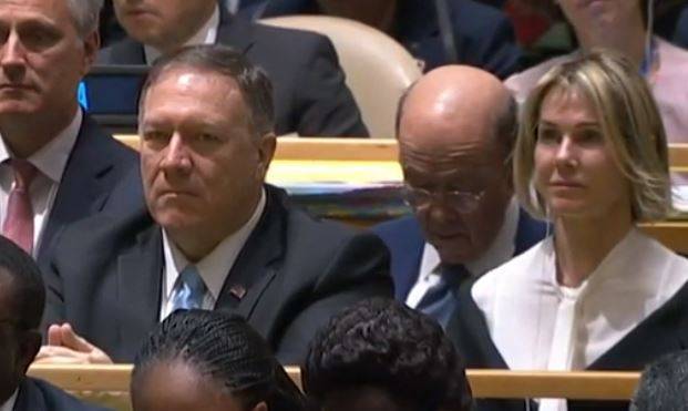 Министр торговли США задремал во время речи Трампа в ООН