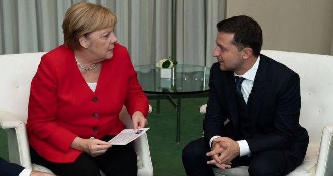 Зеленский встретился с Меркель на полях Генассамблеи ООН