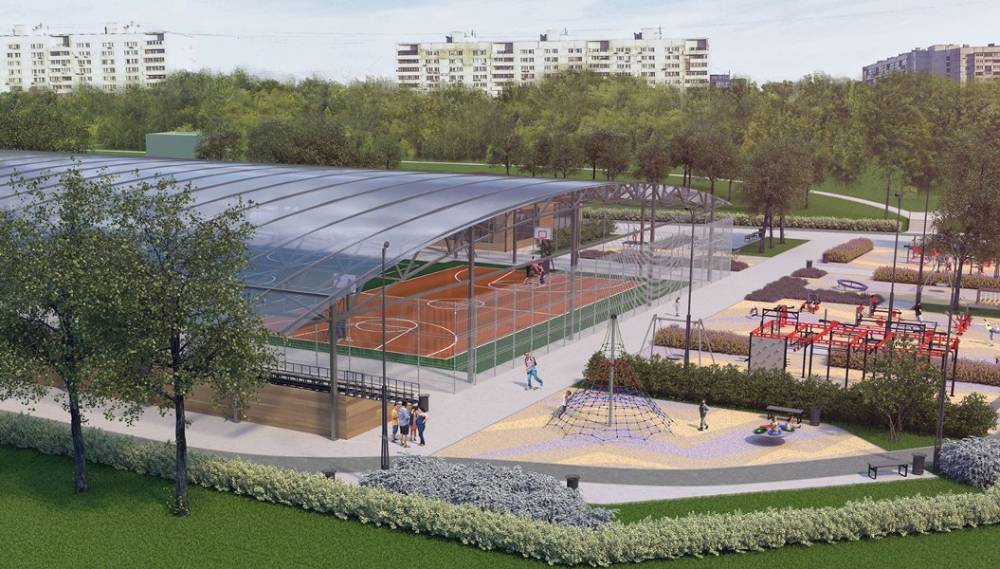 Четыре новые спортивные площадки появятся на юге Москвы