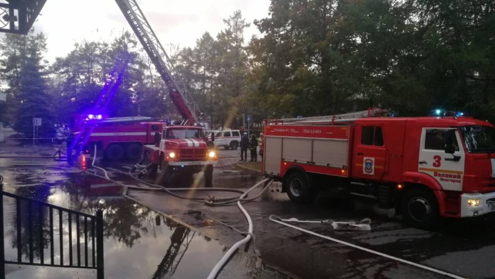 Пожарные потушили частный дом в деревне Копиково