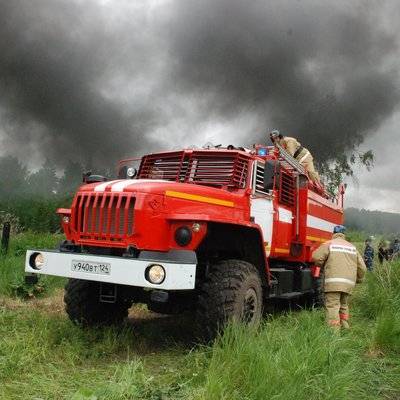 Тайга снова горит в Красноярском крае