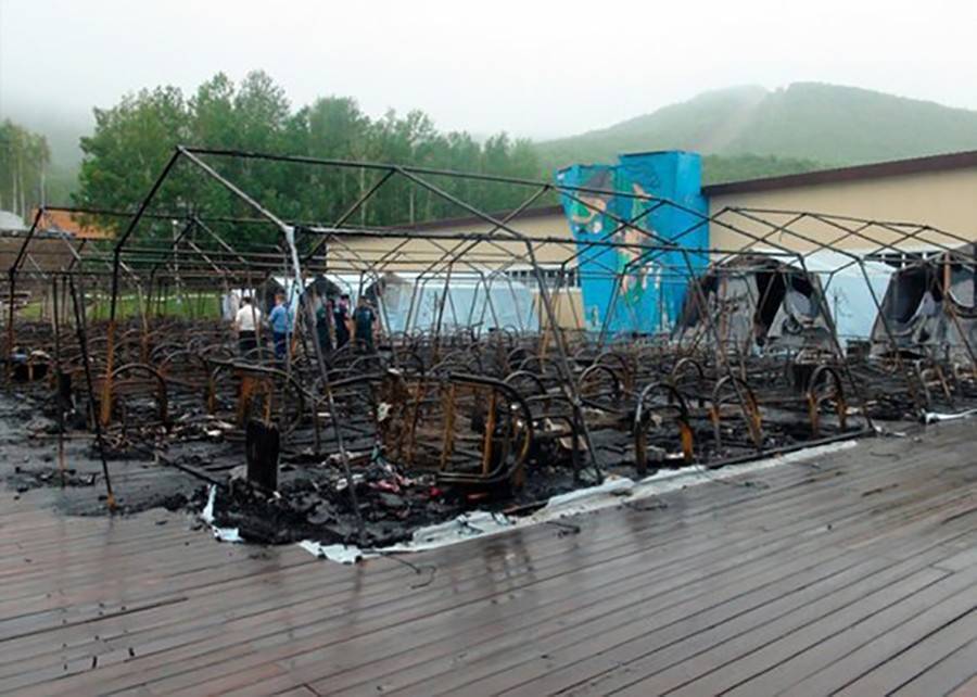 В России разработали требования пожарной безопасности к палаточным лагерям