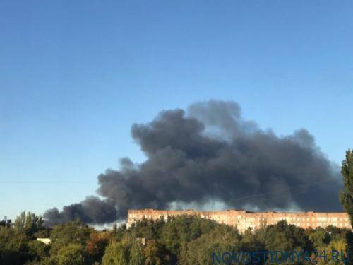 В Донецке взорвался склад боеприпасов