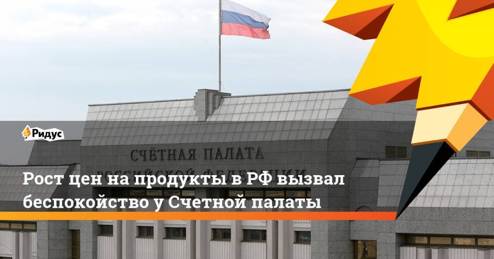 Рост цен на продукты в РФ вызвал беспокойство у Счетной палаты