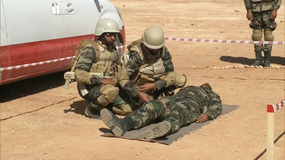Под Дамаском прошли учения спецназа сирийской армии