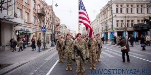 В Литву прибывает 500 военнослужащих из США. Они разместятся на границе с Беларусью