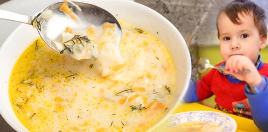 Суп «Снежок» — простой, но очень вкусный суп для маленьких и больших детей