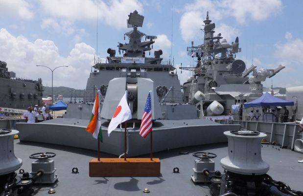 Трехстороннее учение ВМС Японии, Индии и США начнется 26 сентября