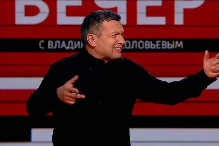Телеведущий Соловьев разнес заявившего о войне с Россией Зеленского