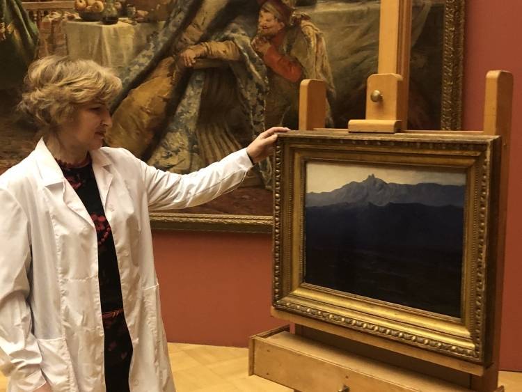 Русский музей назвал сроки реставрации картины «Ай-Петри. Крым»