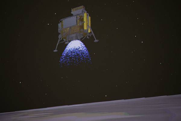 Китайские ученые реконструировали посадку на Луне зонда «Чанъэ-4»