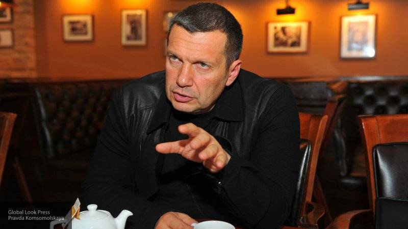 Соловьев призвал ответить санкциями против Украины на выступление Зеленского