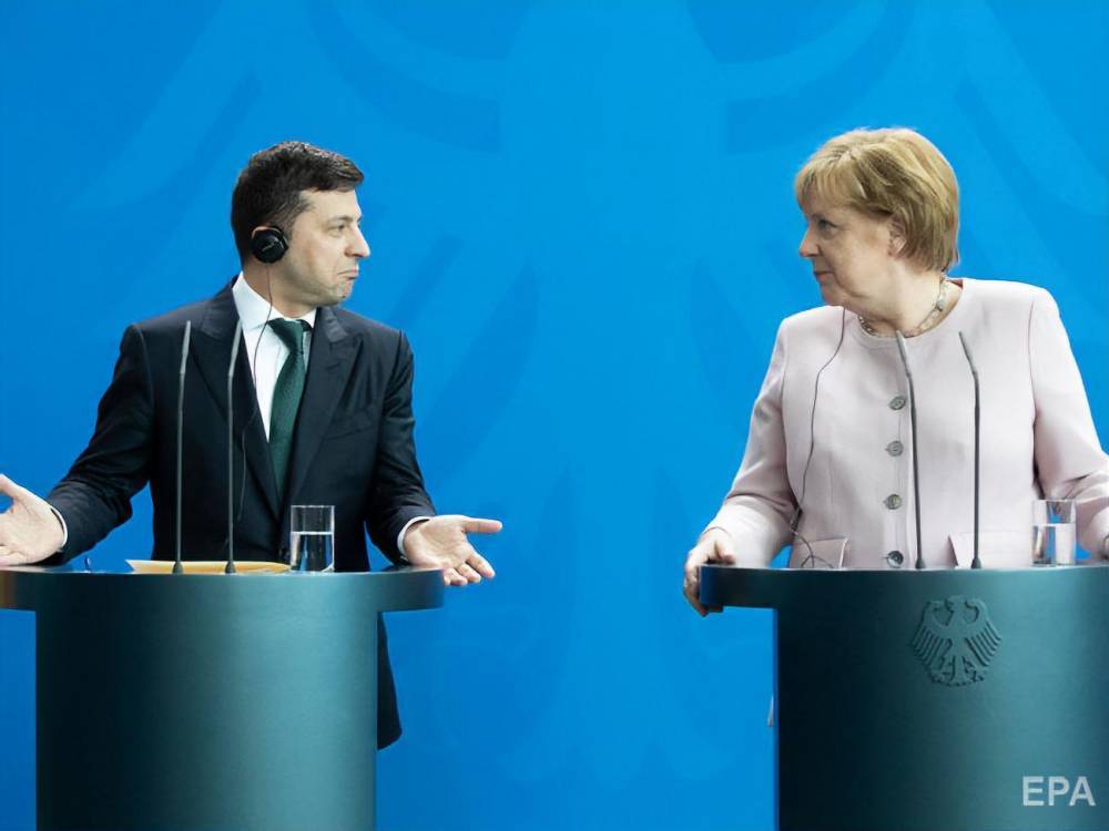 Трамп крупно подставил Зеленского перед Меркель и Макроном