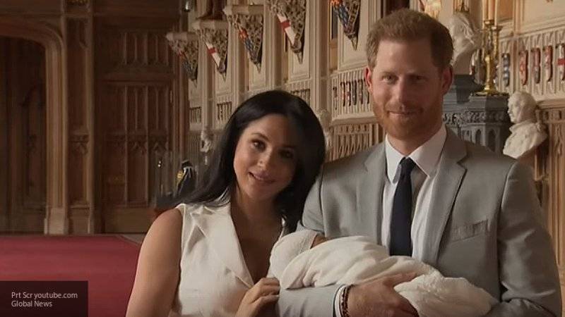 Принц Гарри и Меган Маркл впервые взяли на официальный прием маленького сына