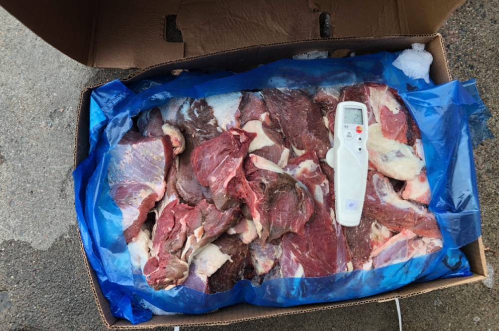 Полторы тонны мяса изъяли у туристов на российско-финляндской границе за два месяца
