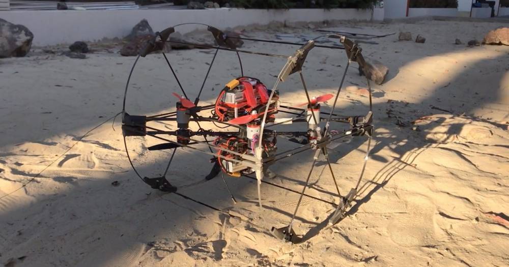 NASA показало прототип робота, состоящий из&nbsp;двух дронов
