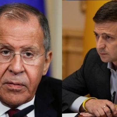 Лавров обсудил урегулирование ситуации в Донбассе с Владимиром Зеленским