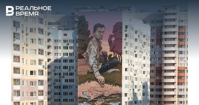 Татарстанский уличный художник представил свою новую работу в Одинцово