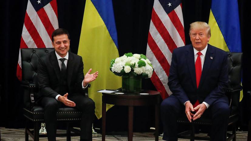 Зеленский призвал Трампа подключиться к решению конфликта в Донбассе