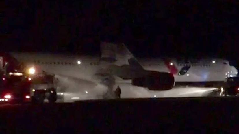 Названа причина травм пассажиров при эвакуации севшего в Барнауле Boeing