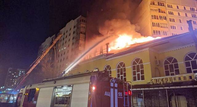 СК возбудил дело после пожара в ресторане в Набережных Челнах