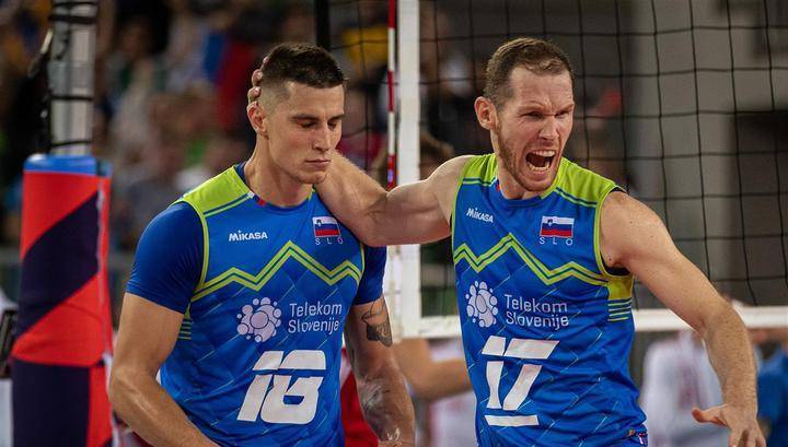 Волейболисты сборной Словении вышли в финал чемпионата Европы