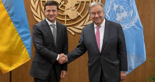 Зеленский завершил визит в Нью-Йорк встречей с генсеком ООН
