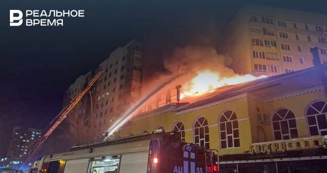 Пожар в челнинском ресторане «Арарат» — появились фото и видео с места событий
