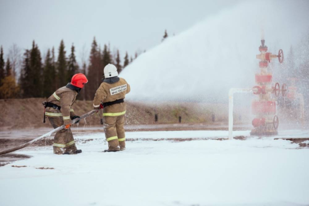 В Печоре на территории двух крупных объектов прошли пожарно-тактические учения