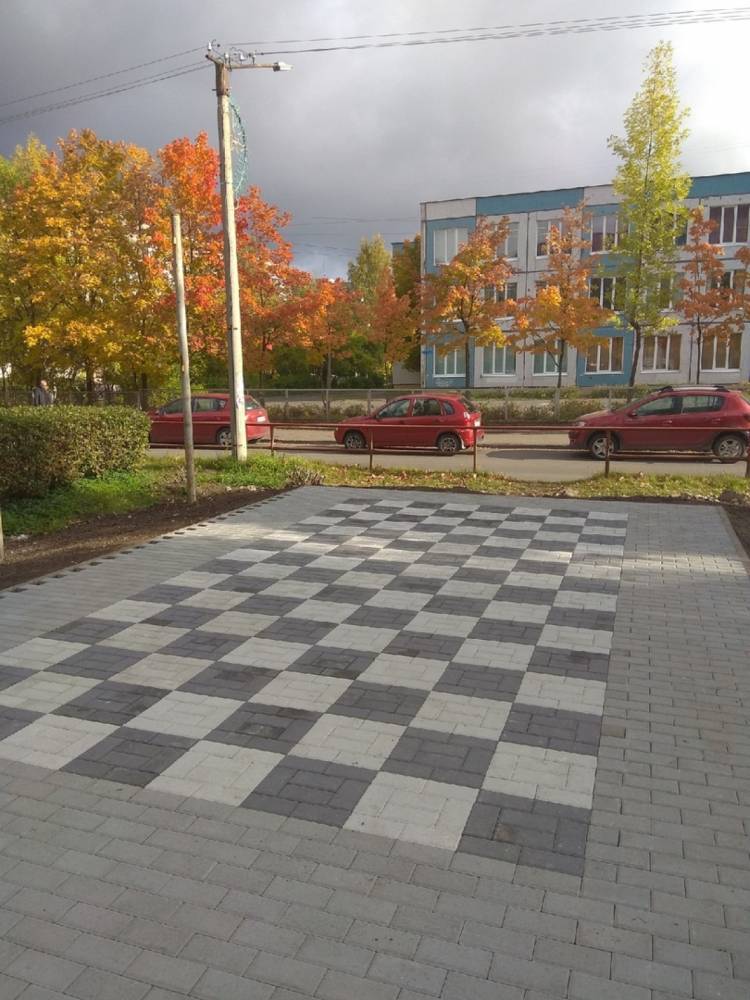На Березовой аллее в Петрозаводске появится зона для игры в шахматы