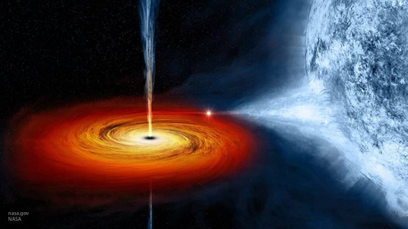 NASA опубликовало видео визуализации черной дыры