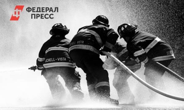 Опубликовано видео пожара в 16-этажной высотке в Москве