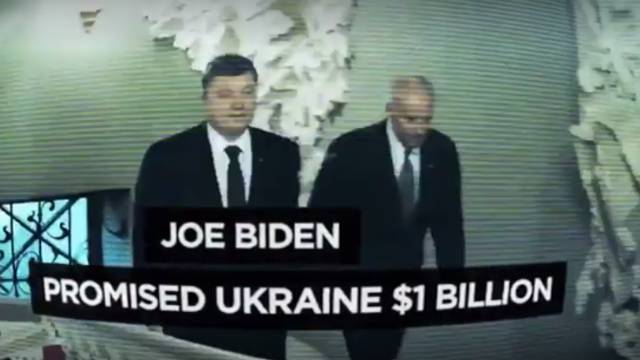 Трамп показал ролик о коррупции на Украине с Байденом и Порошенко