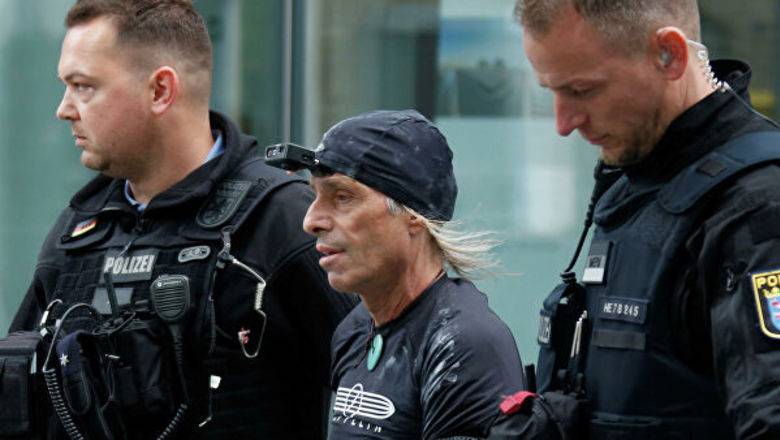 "Человек-паук" арестован в Германии за покорение небоскреба