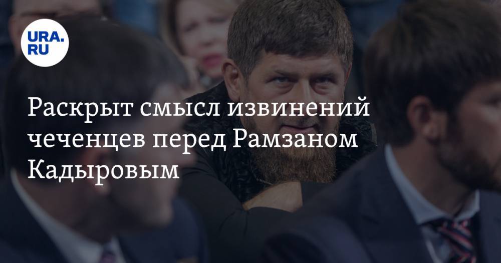Раскрыт смысл извинений чеченцев перед Рамзаном Кадыровым