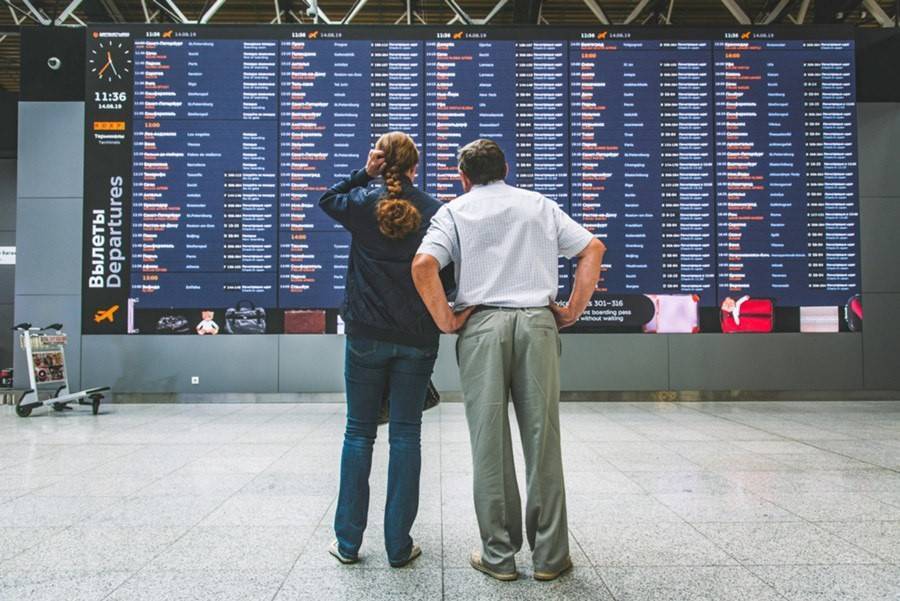 Почти 40 рейсов задержано и отменено в столичных аэропортах