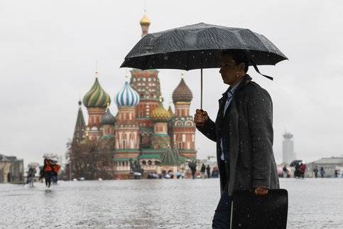 Пасмурная погода ожидается в Москве в воскресенье